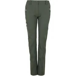 Peak mountain, Damen, Outdoorhose, Damenhose mit 3 Taschen und Eingrifftaschen (XL), Braun