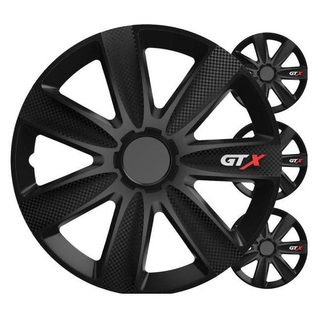 Versaco Kołpaki samochodowe 4szt. komplet gtx carbon czarny 16" cali color box (4 Stk., 16") (8586019102765)