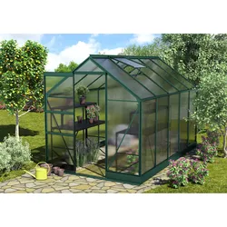 Vitavia Gewächshaus "Apollo 6200",smaragd grün,6,2 m2