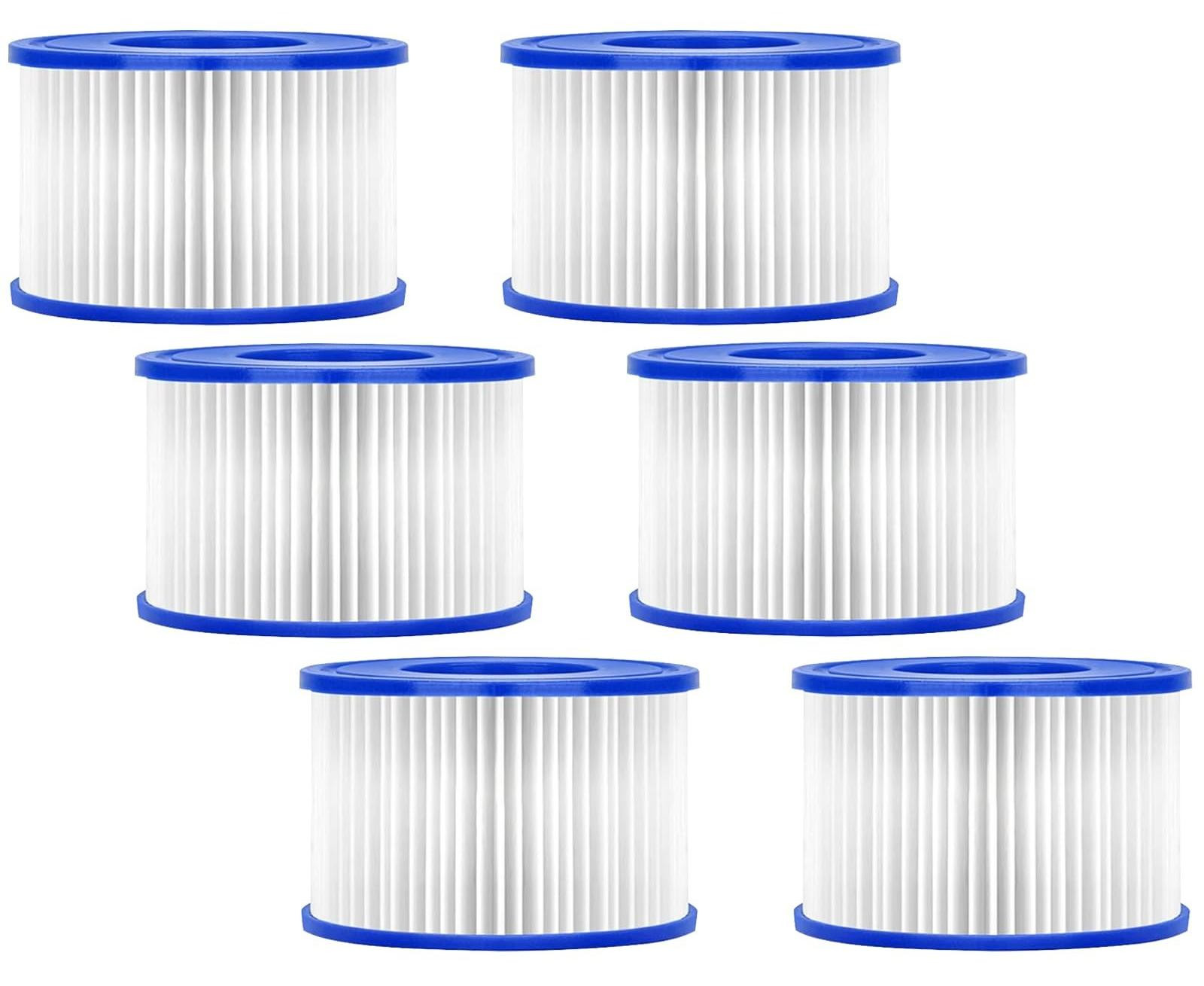 Set van 6 Filtercartridges voor Zwembad voor Schone Waterkwaliteit