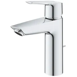 Grohe QuickFix Start M-Size Waschtischarmatur 23552002 mit Ablaufgarnitur, Mittelstellung kalt, chrom