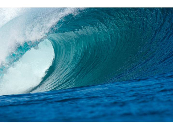 Fototapete PAPERMOON Big Wave Big Barrel , bunt, B:2,5m L:1,86m, Vlies, Tapeten, Fototapete
