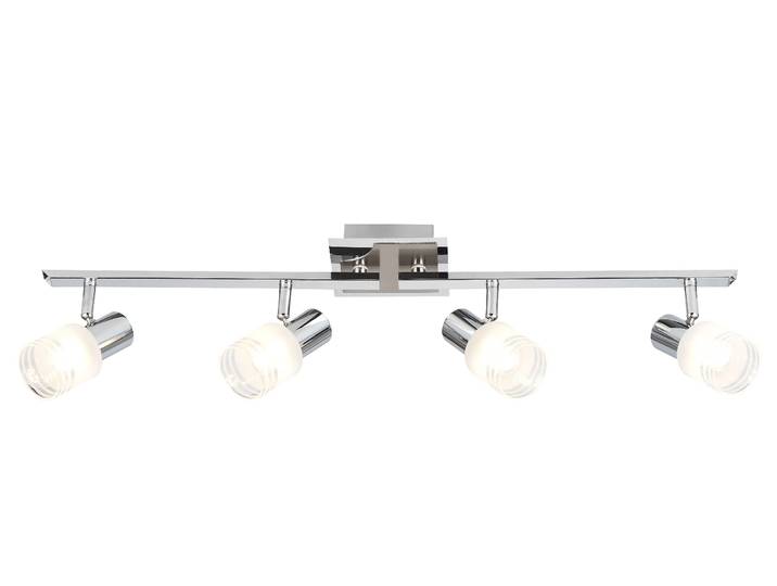 BRILLIANT LED Deckenstrahler LEA , silber (silberfarben), 4, H: 17cm, Leuchten, LED Spotrohr 4flg eisen7chrom/weiß, E14 max. 4W, schwenkbar, silber, LED Deckenstrahler