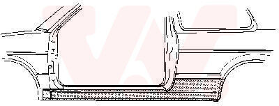 Van Wezel Einstiegblech 5812104 Rechts