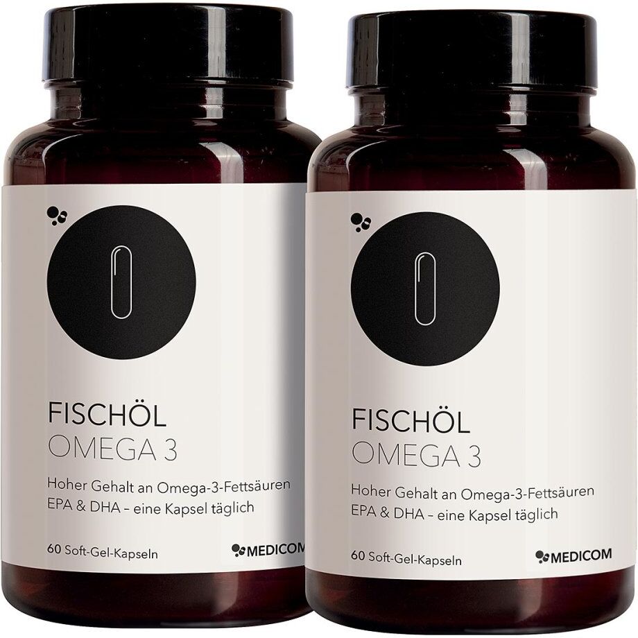 Fischöl Omega-3 Weichkapseln 2X60stk