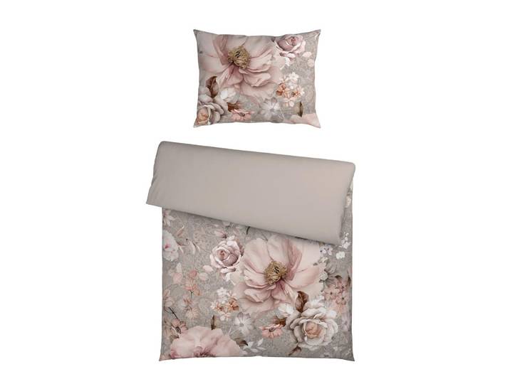 Esposa Bettwäscheset, Mehrfarbig, Textil, Blume, 160x210 cm, pflegeleicht, hautfreundlich, Heimtextilien, Bettwäsche, Bettwäsche, Satin Bettwäsche