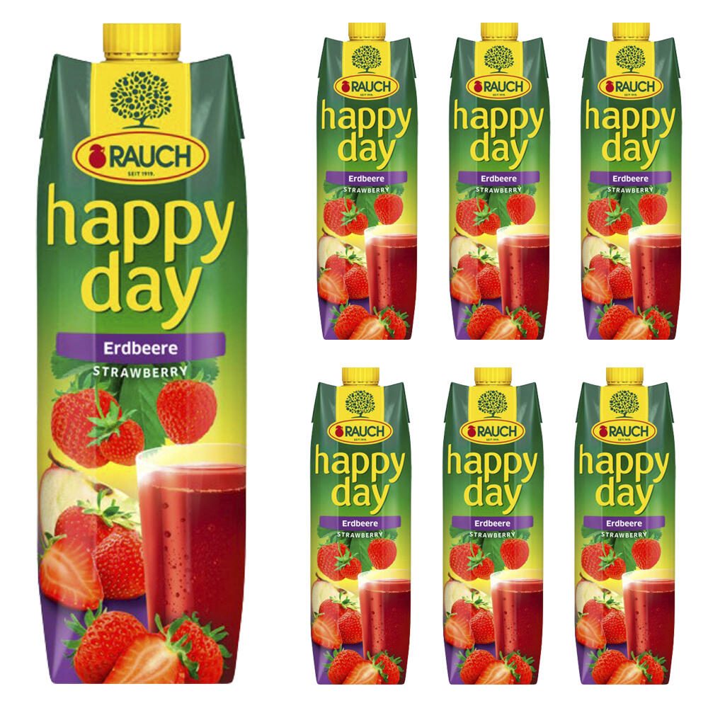 happy day Fruchtnektar Erdbeere 35591A