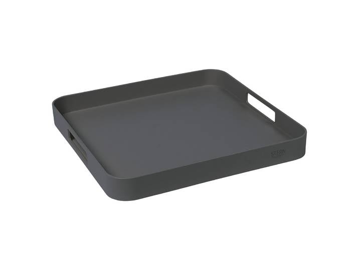 Stern Tablett 40x40x5 cm Aluminium anthrazit