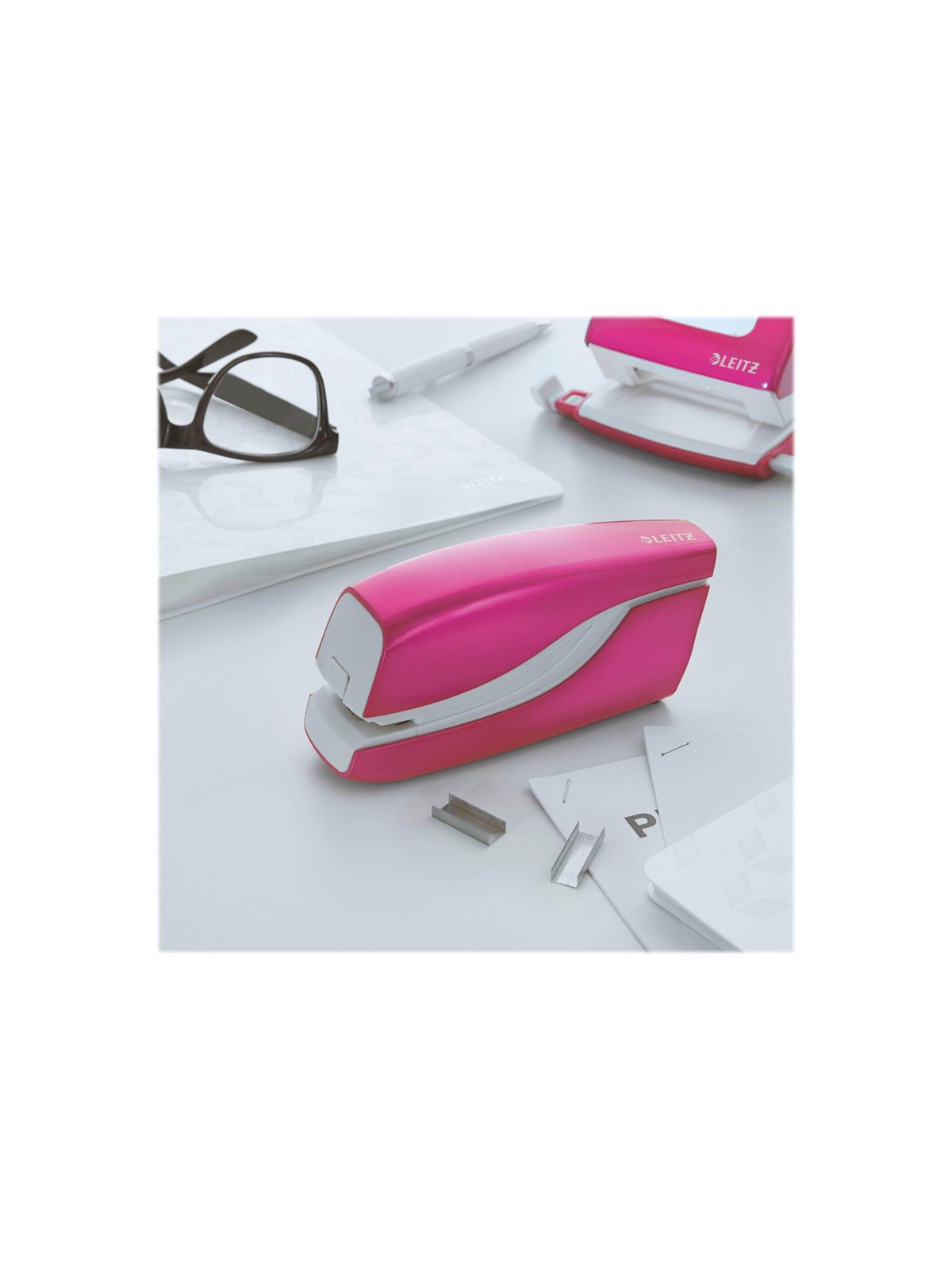 Leitz NeXXt WOW Elektrisches Heftgerät kontaktlos Pink