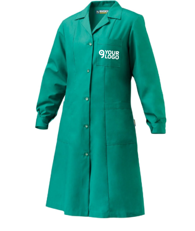 Camice donna Laura Bianca, policotone, tasche e taschino   Personalizzate o neutre Siggi Workwear