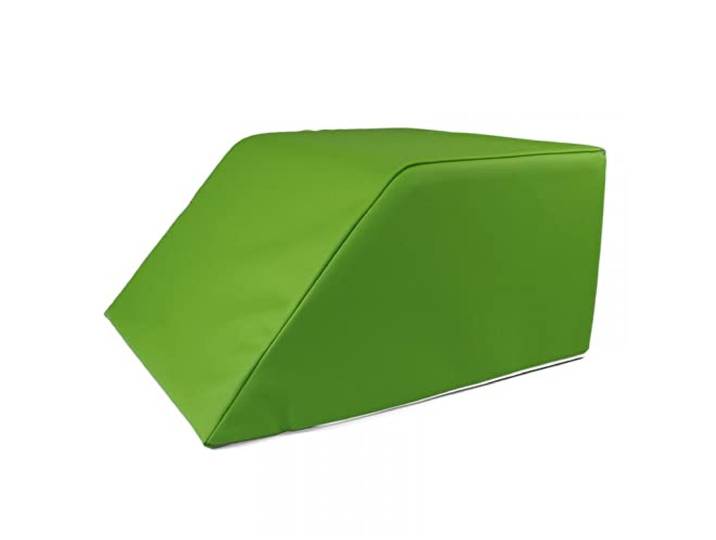 Stufenlagerungswürfel mit Schräge, Bandscheibenwürfel, Lagerungswürfel, mit viskoelastischer Schicht Farbe Dunkelgrün
