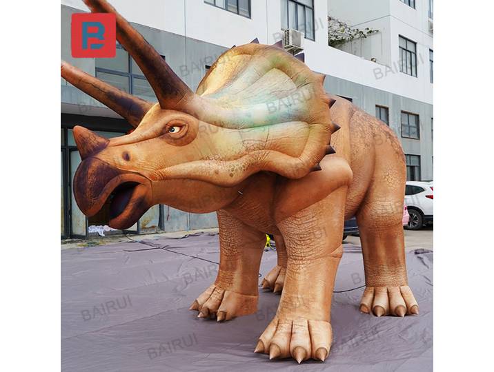 Dinosaure Gonflable Triceratops, Énorme Publicité Événement, 6m