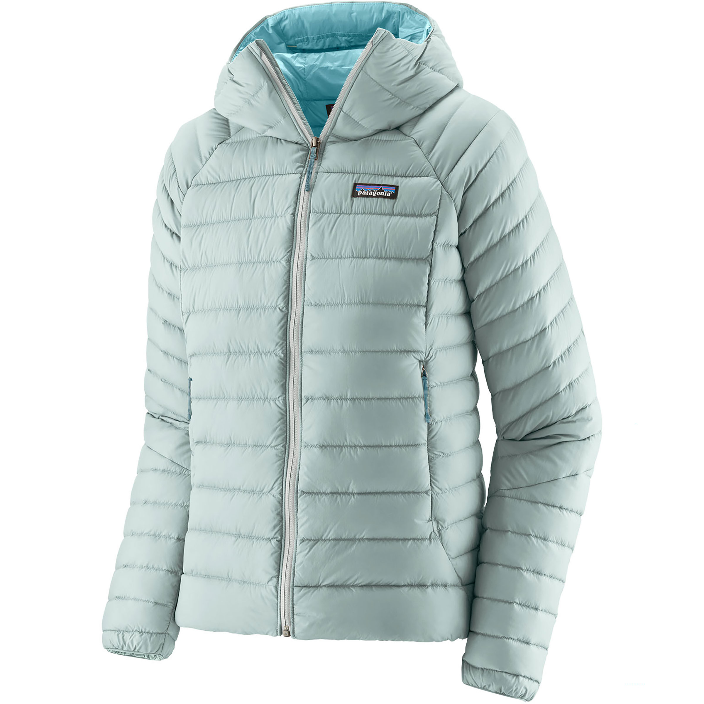Patagonia Down Sweater Damen Isolationsjacke blau Größe XS Trekking Klein verpackbar Wasserabweisend