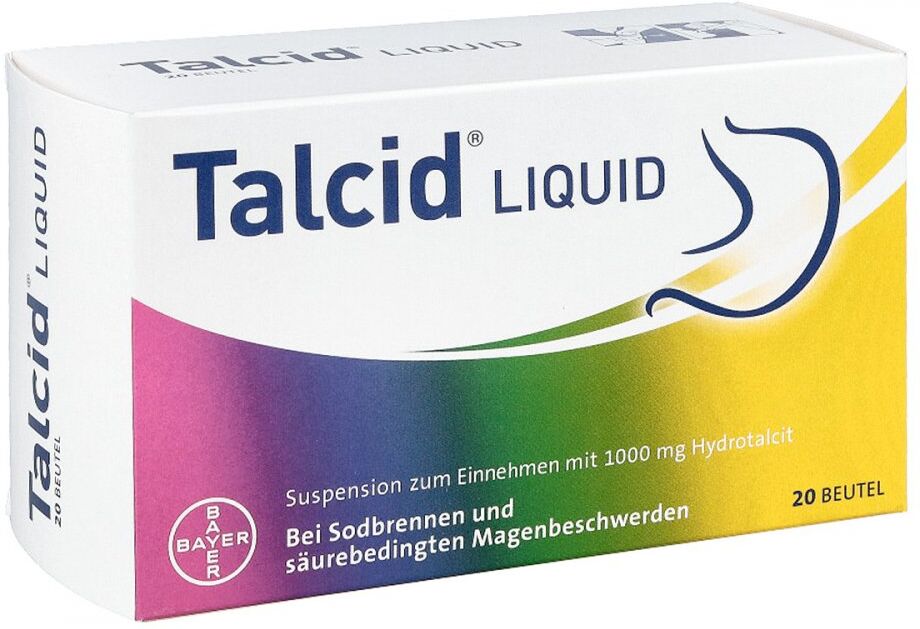 Talcid Liquid bei Sodbrennen