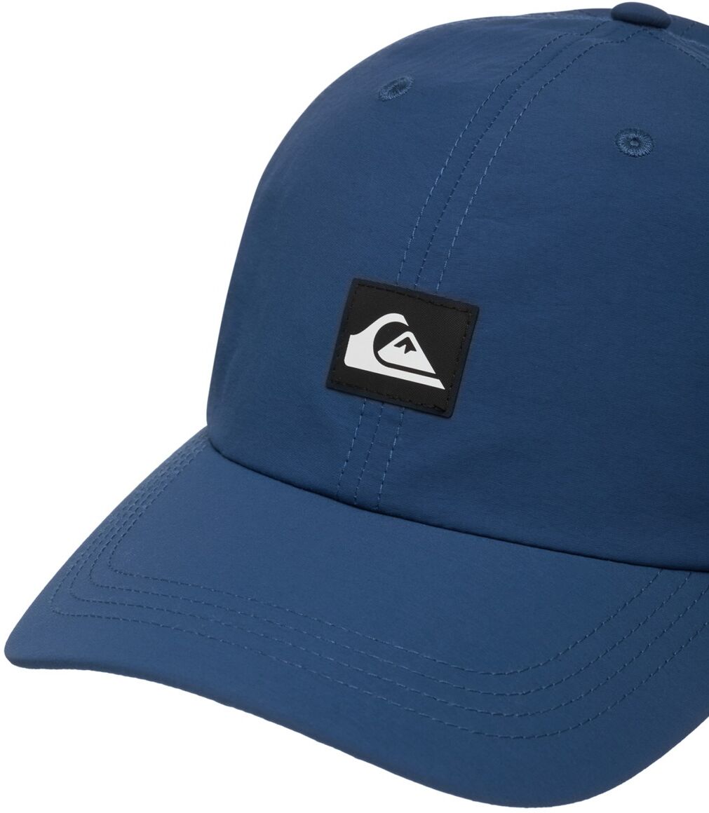 Baseball Cap QUIKSILVER "Decades Nylon", Herren, blau (schwarz denim), Obermaterial: 100% Nylon., Caps Baseball Cap