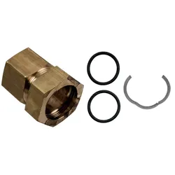 Wolf Anschluss-Set Wellrohr DN32 Rp 1 1/4, für Hauseinführungen"
