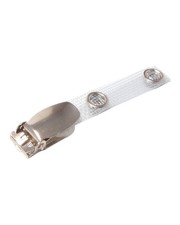 Evolis Metallclips mit Druckkn.100er Metal suspender clip w / reinforced strap (1411001)