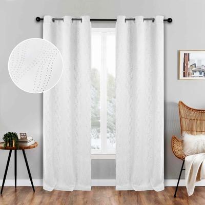 Superior Zuri Washable Room Darkening Curtains - Set of 2 Panels Window Drapes for Privacy, UV Sunlight Reduction
