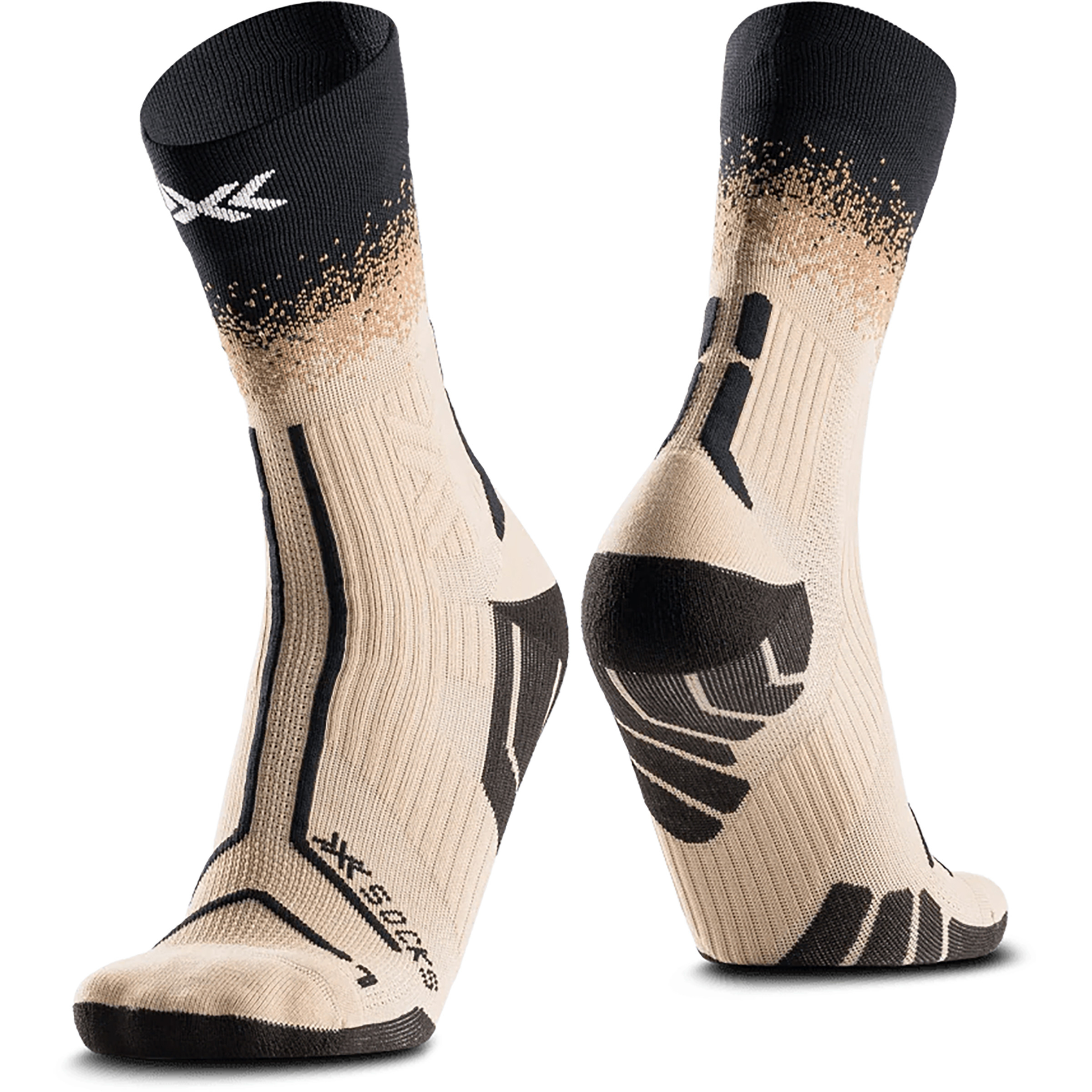 X-Bionic Trailrun Terraskin Perform Crew Laufsocken grau Größe 39 Trailrunning | Laufen Elastisch