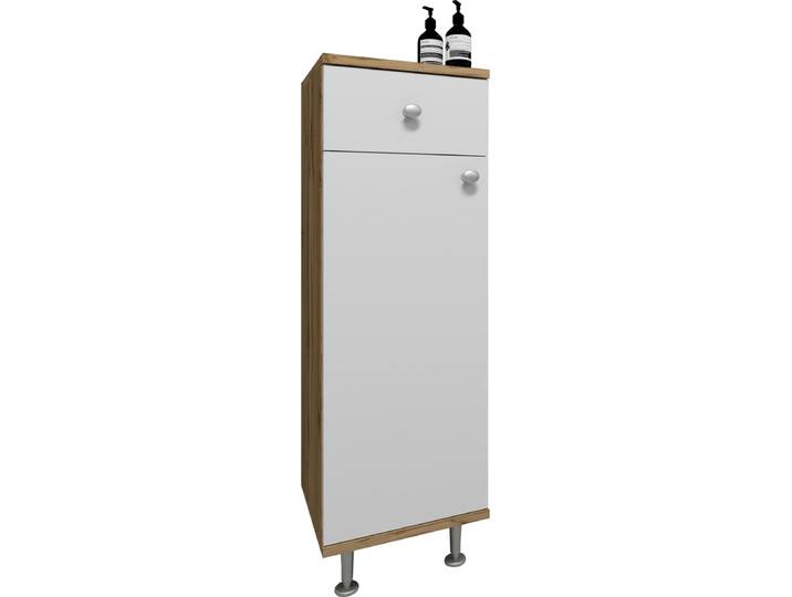 Houten badkamermeubel Midikast Badkamerplank Badkamerkast Badkamerlade Plank Nilosi