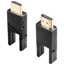 Lindy micro HDMI (Typ D) — micro HDMI (Typ D) (100 m), Videokabel, Schwarz