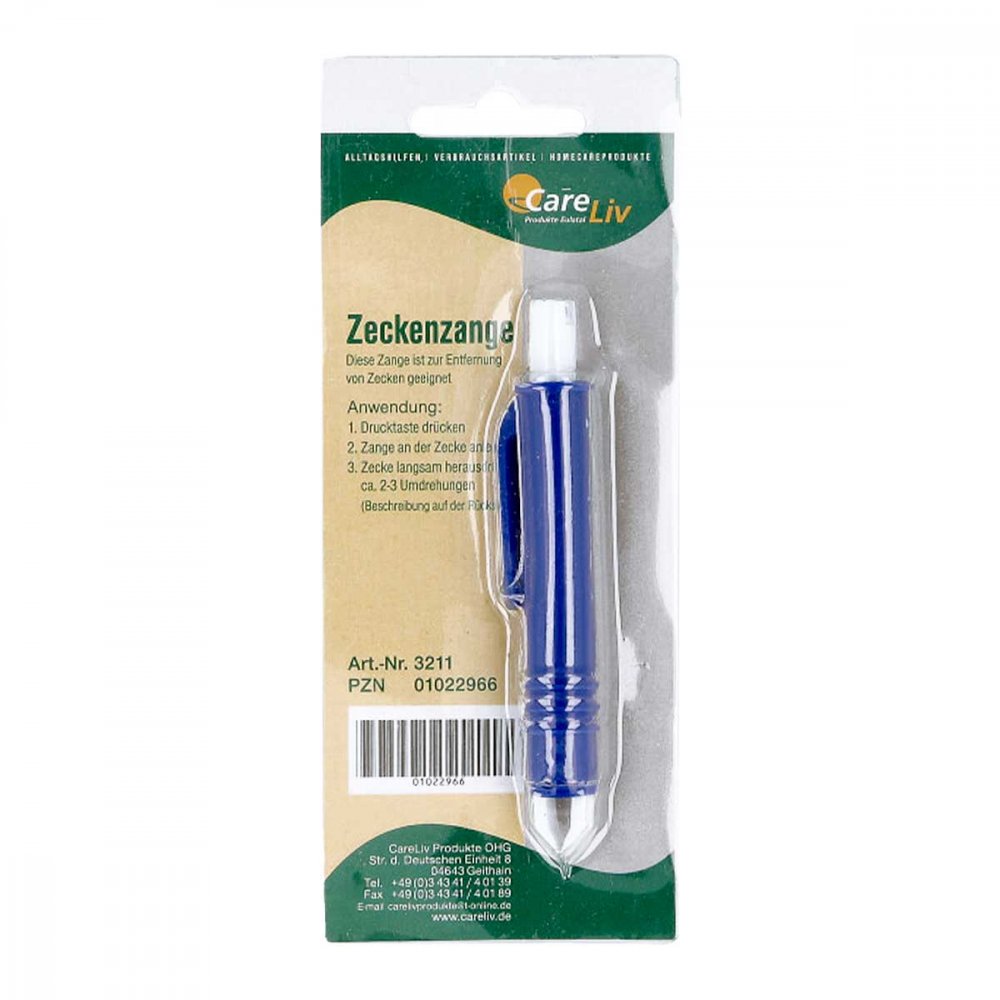 Careliv Produkte OHG Zeckenzange Kunststoff 01022966