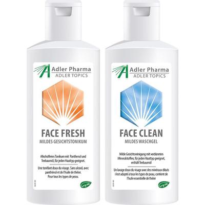 Face Clean mildes Waschgel + Fresh Gesichtstonikum ohne Alkohol 200+200 ml Sonstige