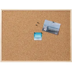 Dahle, Pinnwand, Kork-Pin-Wandtafel 90x60cm braun (Pinnwand, Wandtafel, 90 x 60 cm)