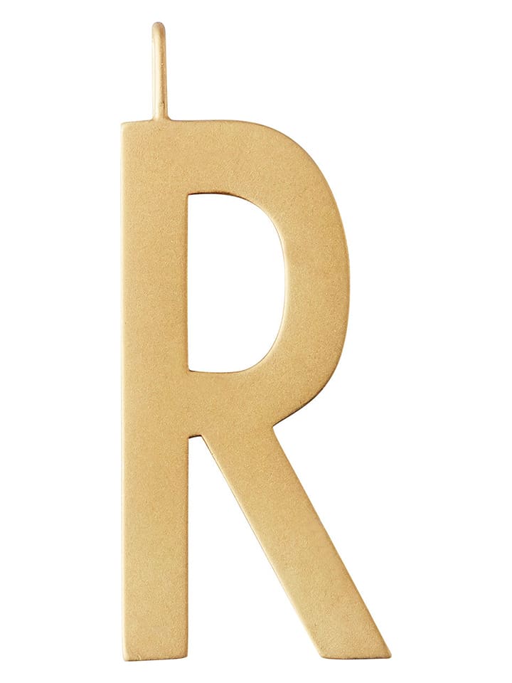 Design Letters Vergold. Anhänger "Archetypes" - (L)3 cm - onesize