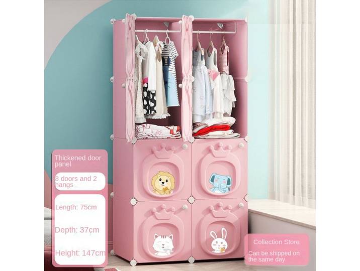 Armoire de rangement pliante multicouche haute capacité, meubles de chambre à coucher modernes, armoire pliable, étagères anti-poussière pour produits, Psych