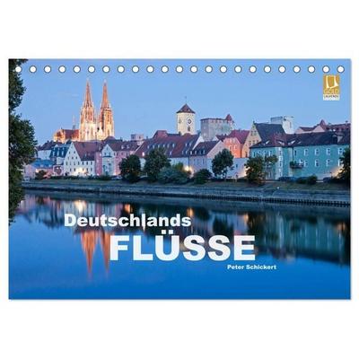 Deutschlands Flüsse (Tischkalender 2027 DIN A5 quer), CALVENDO Monatskalender