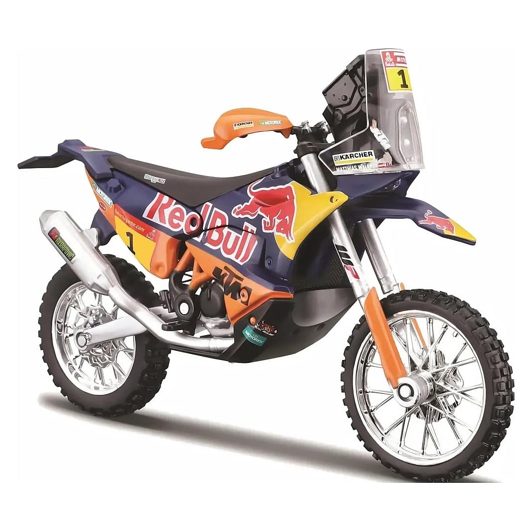 Bburago - Motocykl Red Bull KTM Factory Racing, KTM Rally 2019 - Dakar Rally, 1:18 (B18-51086)