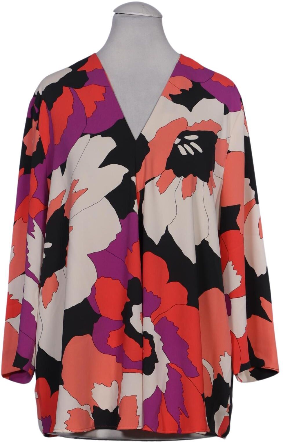Cain Damen Bluse, Mehrfarbig, Gr. EU 36 (Marc Cain N2), Synthetik - Second Hand