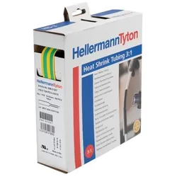 HellermannTyton Schrumpfschlauch HIS-3-12/4-POX-GNYE
