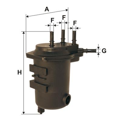 FILTRON Kraftstofffilter PS 980/4 Leitungsfilter 186mm für NISSAN RENAULT