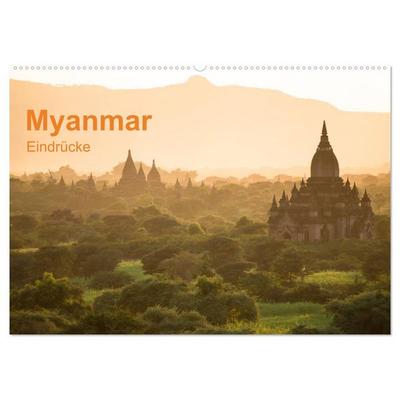 Myanmar - Eindrücke (Wandkalender 2026 DIN A2 quer), CALVENDO Monatskalender