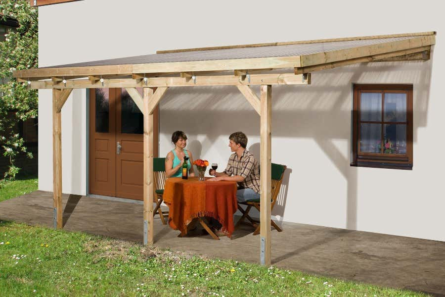 Weka terrasoverkapping Salsa maat 1