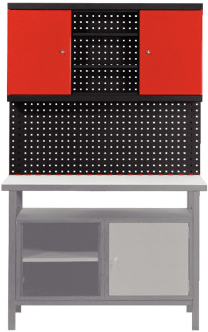 KS Tools Plateau mural pré-percé pour fixation de crochets et accessoires (865.0009)