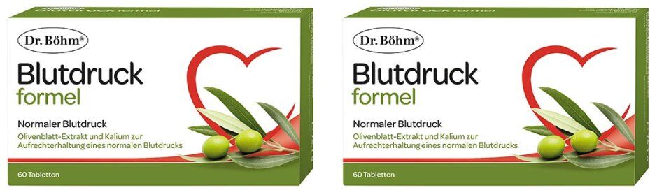 Dr. Böhm Blutdruckformel Tabletten für normalen Blutdruck 2x60stk