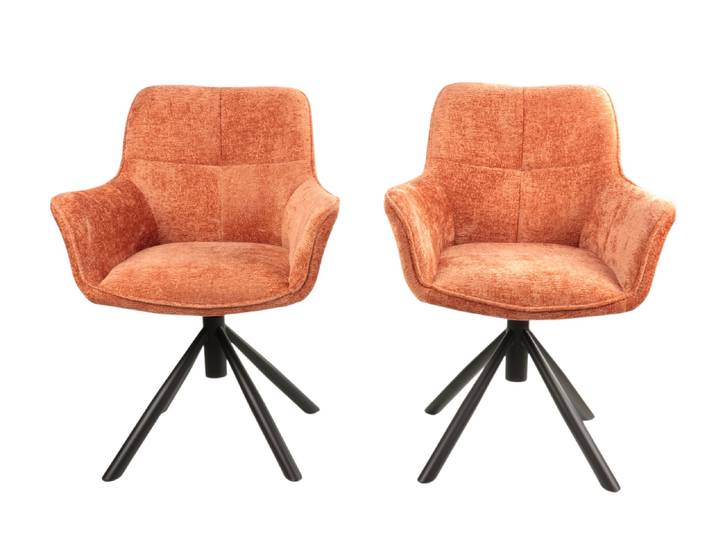 Paire de Chaise EWING terracotta