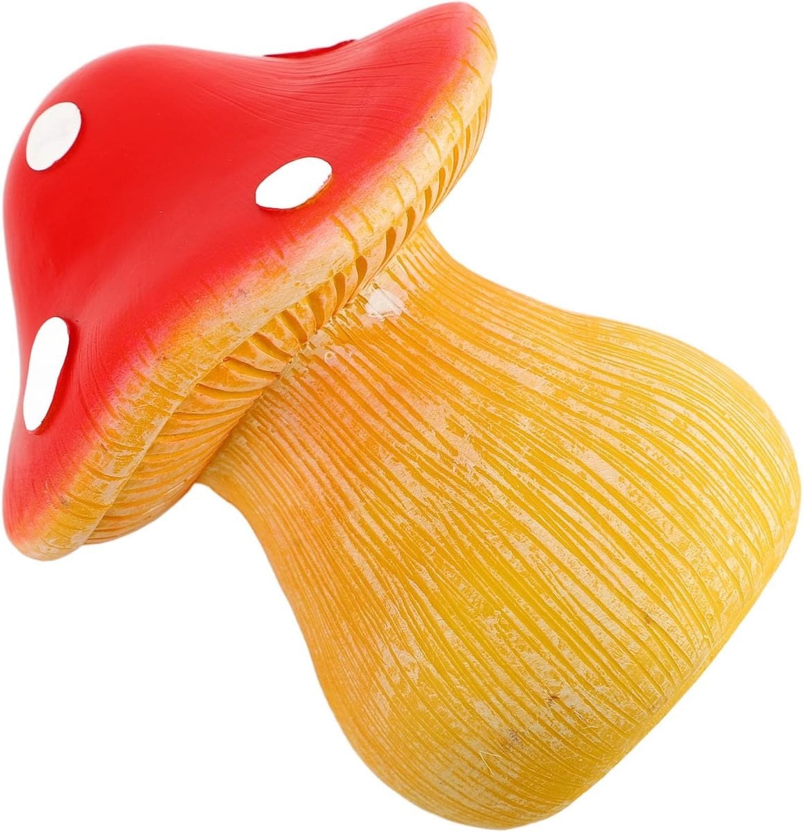 Sleutel Hider Paddenstoel - Verborgen Sleutelkastje voor Buiten - Bruin - 16 x 14 x 13 cm