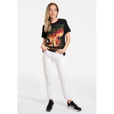 T-Shirt LOGOSHIRT "Hobbit - Battle Of The Five Armies", Damen, Gr. M, schwarz, 100% Baumwolle, bedruckt, normal, Rundhals, Shirts T-Shirt, mit lizenziertem Print