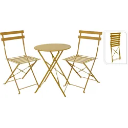 Bistrotisch-Set - gelb