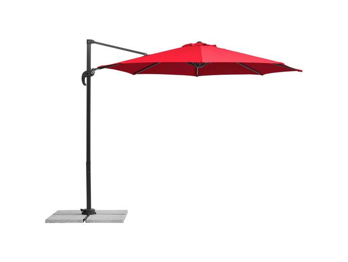 Ampelschirm Rhodos ca. 352x244 x300 cm Rot