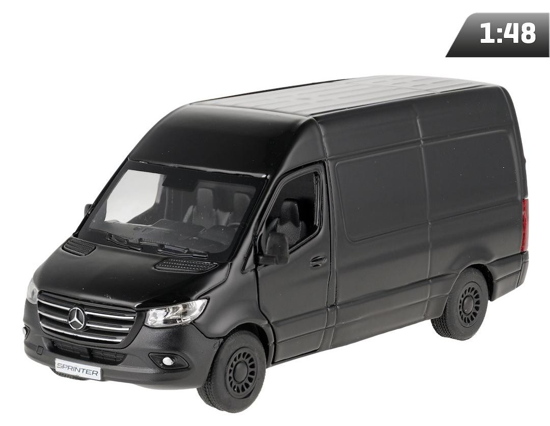 CARMOTION Mercedes-Benz Sprinter Model 1:48, zwart
