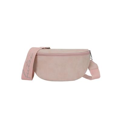 Umhängetasche FRITZI AUS PREUSSEN "Fritzi Bum", Damen, Gr. B/H/T: 9cm x 13cm x 29cm, rosa, Kunstfaser, unifarben, Taschen Umhängetasche, mit breitem, abnehmbarem Schultergurt