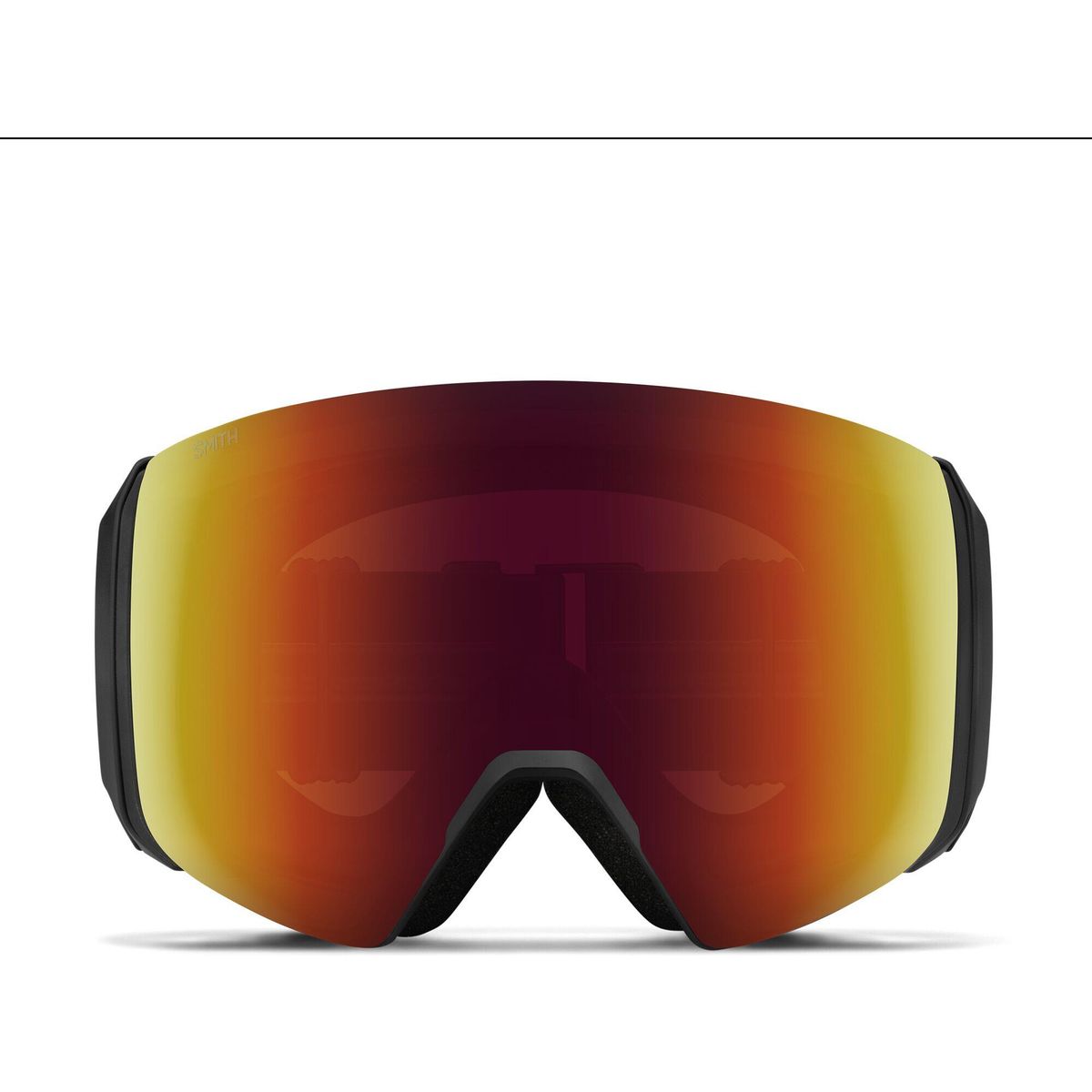 Smith 4D Mag Xl black chromapop sun red mirror M007830JX996K