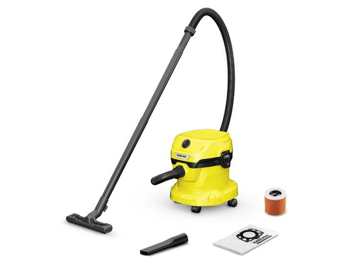 Kärcher Nass-/Trockensauger WD 2 Plus V-12/4/18/C, 1000W, 12l, Patronenfilter