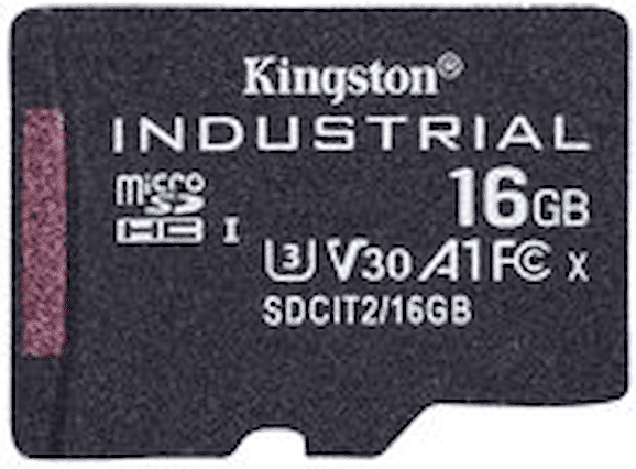 Kingston Industrial - Flash-minneskort - 16 GB - A1 / Video
