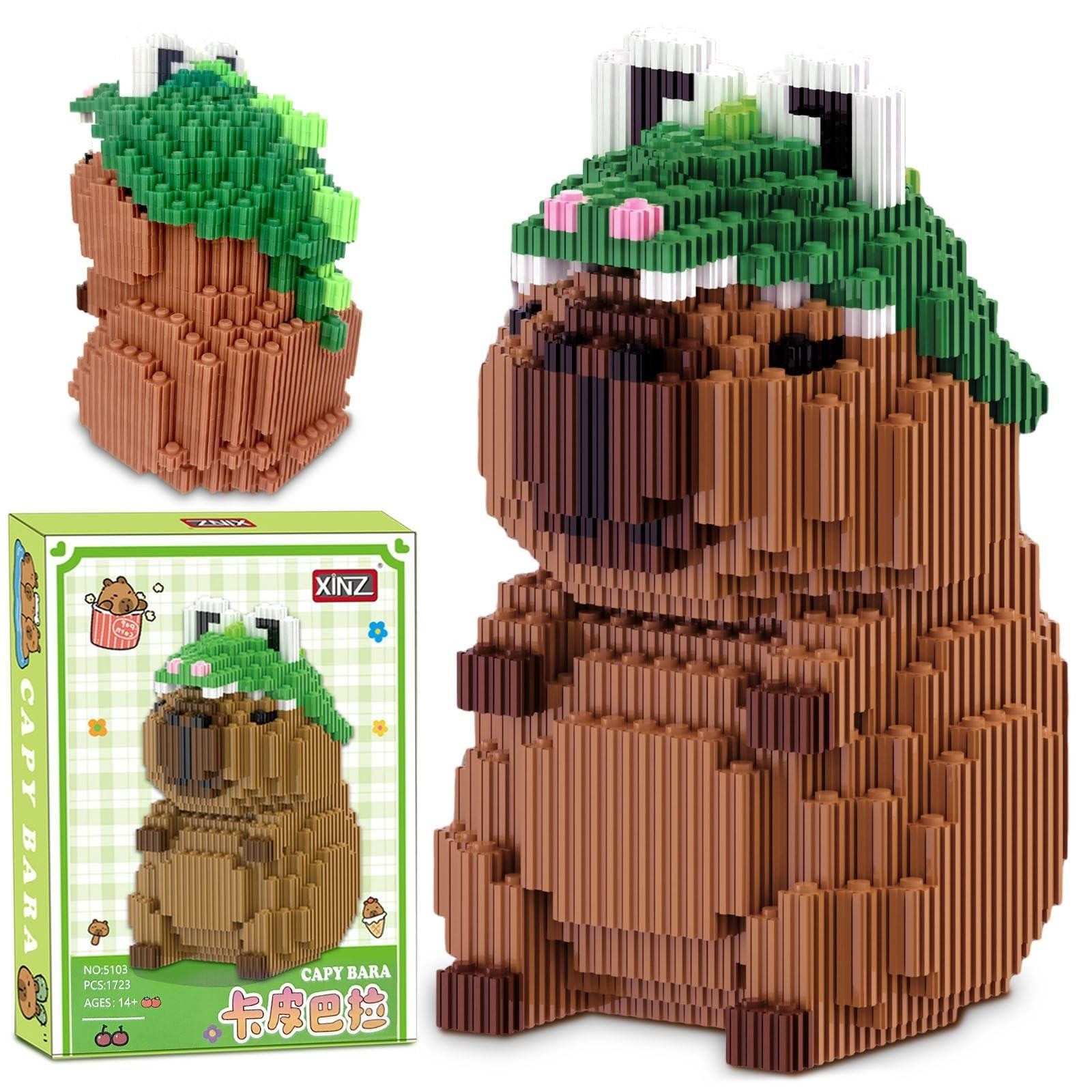Merkloze Capybara Bouwblok Set met 1723 Stukken voor Creatieve Ontwikkeling